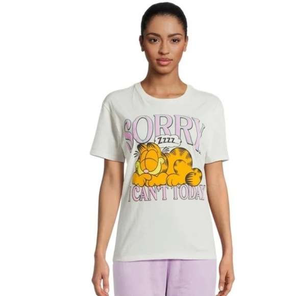 Garfield Tops - Garfield Can’t Today Tee